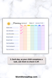 morning tasks kids