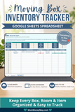 household inventory for moving
