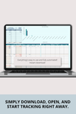 interactive moving budget excel sheet template