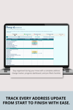 moving notification checklist Excel template 