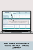 how to compare moving company estimates spreadsheet