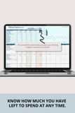 automated moving cost tracker with category formulas