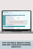 hour by hour moving day schedule sheet template