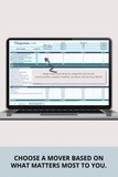 relocation cost comparison template