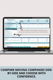 simple moving planner checklist Excel template