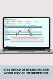 utilities transfer planner Excel spreadsheet instant download
