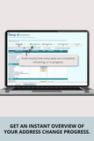 address change tracker for bills and subscriptions 