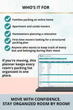 home packing organizer template
