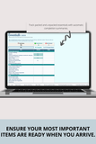 google sheets packing planner template