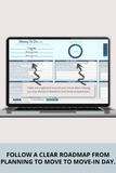 child friendly moving day timeline tracker xls