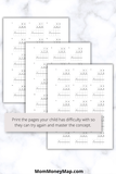 elementary multiplication worksheets double digit