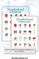 outdoor scavenger hunt for kids