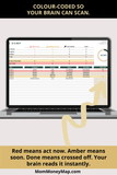 ADHD organization tool Excel digital download

