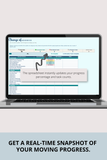 change of address tracker for bills and subscriptions Excel
