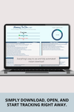 child medical record moving tracker spreadsheet