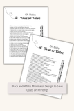 printable mom or dad baby shower game