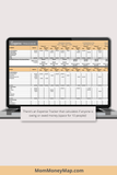 minimalist orange travel planner