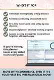overseas move task tracker Google Sheets