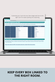 pack list and box tracker excel template