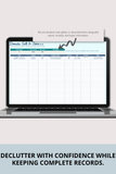 room by room packing planner excel template