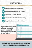 printable box organization template excel