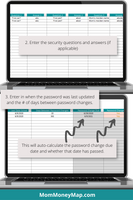 password tracker google sheets template