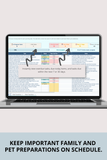 family moving planner google sheets