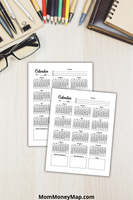 printable 2025 calendar