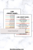 Printable Affirmations for Motivation