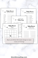 Downloadable baby shower games printable