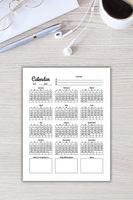 simple 2025 calendar printable pdf
