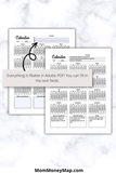 2025 monthly calendar printable pdf