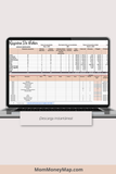 baby planner spreadsheet