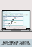 moving admin and address update checklist Excel template
