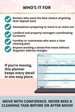 interactive moving cleaning checklist excel