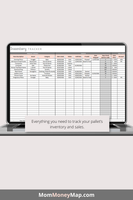 pallet sales tracker spreadsheet