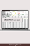 debt payoff worksheet google sheets