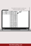 Personal intimacy journal Excel template