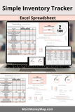track inventory levels with a spreadsheet