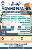 all in one moving planner