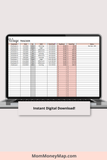 employee pay tracker spreadsheet excel template