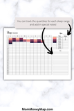 printable sleep tracker template