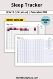 Sleep Tracker Printable PDF