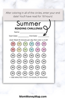 summer reading bookmark