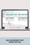 Trust account financial records spreadsheet