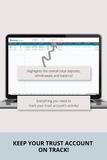 Trust fund accounting spreadsheet template