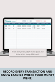 trust account payment tracking spreadsheet
