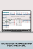 Client funds transaction log spreadsheet