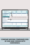 collaborative moving planner Google Sheets 