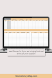 vacation planner excel spreadsheet for international travel
